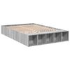 vidaXL Estructura de cama madera de ingenier&iacute;a gris Sonoma 120x200 cm