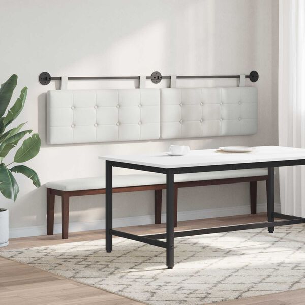 vidaXL Cabecera Colgante Montaje en la pared Cuero sint&eacute;tico