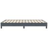 vidaXL Estructura de cama sin colch&oacute;n terciopelo gris oscuro 120x210cm