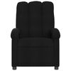 vidaXL Sill&oacute;n reclinable de masaje el&eacute;ctrico tela negro