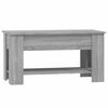 vidaXL Mesa de centro madera de ingenier&iacute;a gris Sonoma 101x49x52 cm
