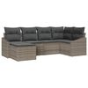 vidaXL Conjunto de Comedor de Jard&iacute;n 6 uds. Gris