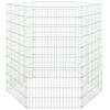 vidaXL Recinto animales corral 6 paneles hierro galvanizado 54x100 cm