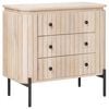 vidaXL Cajonera con caj&oacute;n 70 x 30 x 65 cm