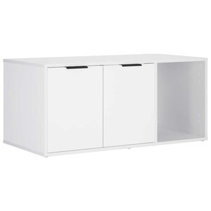 vidaXL Mueble Transport&iacute;n para Gatos Blanco 100 x 49 x 45 cm