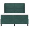 vidaXL Cama tipo Box Spring Verde oscuro 200 x 160 cm Poli&eacute;ster