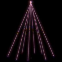 vidaXL Luces árbol Navidad interior/exterior 1300 LED colores 8 m