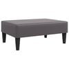 vidaXL Reposapi&eacute;s de cuero sint&eacute;tico gris 77x55x31 cm