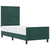 vidaXL Cama tipo Box Spring Verde oscuro 80 x 200 cm Terciopelo