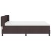 vidaXL Cama tipo Box Spring Marr&oacute;n Oscuro 200 x 160 cm Poli&eacute;ster