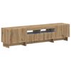 vidaXL Cabinet de TV LED de 5 piezas Roble artisan