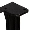 vidaXL Patas de mesa de comedor 2 uds estructura X hierro fundido