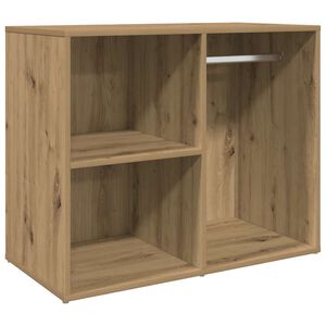 vidaXL Mueble vestidor madera ingenier&iacute;a roble artesanal 80x40x65 cm