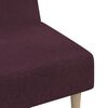 vidaXL Sof&aacute; cama de 2 plazas tela morado
