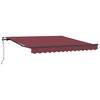 vidaXL Toldo retr&aacute;ctil autom&aacute;tico burdeos 300x250 cm