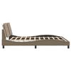vidaXL Estructura de cama sin colch&oacute;n Zadar cuero sint&eacute;tico capuchino 180x200cm