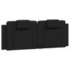 vidaXL Cabecero de cama acolchado Viana cuero sint&eacute;tico negro 120 cm