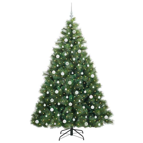 vidaXL &Aacute;rbol de Navidad artificial con 300 LED Verde 210 cm PE y PVC