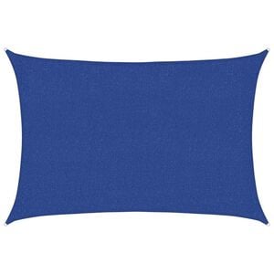vidaXL Toldo de vela azul HDPE 160 g/m&sup2; 2x2,5 m