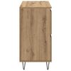 vidaXL Tableros Lateral 2 pcs Roble artisan 120 x 35 x 70 cm