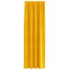 vidaXL Cortinas opacas 2 pcs Amarillo Mostaza 140 x 260 cm Terciopelo