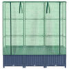 vidaXL Arriate con cubierta invernadero aspecto rat&aacute;n 120x40x138 cm