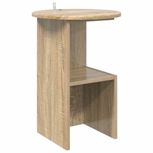 vidaXL Mesa lateral Roble Sonoma &Oslash; 39,5 x 55 cm Madera de Ingenier&iacute;a