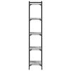 vidaXL Librer&iacute;a 5 estantes madera ingenier&iacute;a gris Sonoma 40x30x154 cm