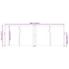 vidaXL Toldo lateral retráctil gris antracita 140x600 cm