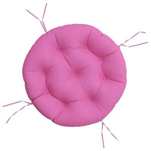 vidaXL Coj&iacute;n redondo tela Oxford rosa &Oslash; 60x11 cm
