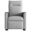 vidaXL Sill&oacute;n de masaje reclinable de pie de tela gris nube