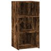 vidaXL Aparador madera de ingenier&iacute;a roble ahumado 45x41x93 cm