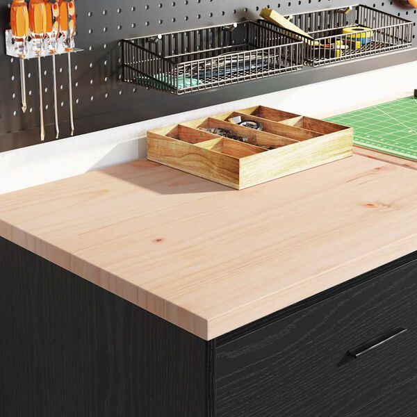 vidaXL Armarios 2 uds para garaje madera de ingenier&iacute;a negro