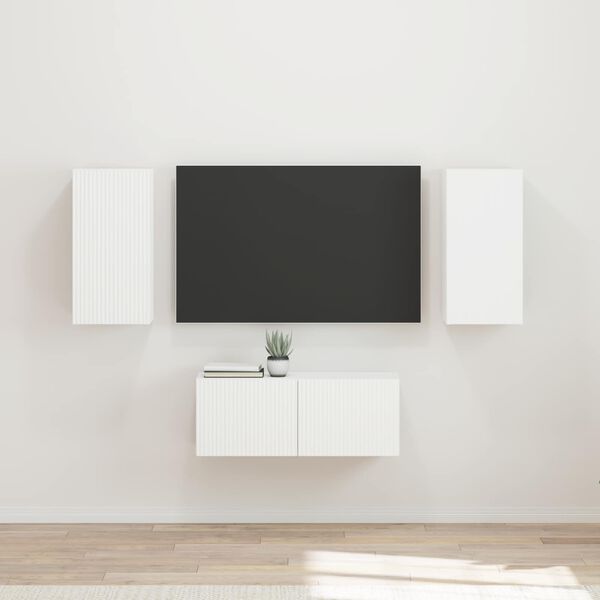 vidaXL Conjunto de mueble de TV 6 pcs Madera de ingenier&iacute;a