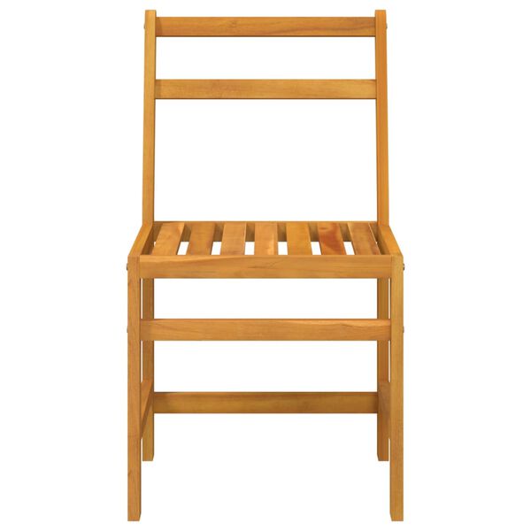 vidaXL Juego de balcón 3 piezas madera maciza de acacia