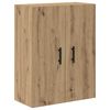 vidaXL Aparador alto 2 pcs Roble artesanal 69,5 x 34 x 180 cm