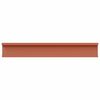 vidaXL Estante de pared 4 pcs Rojo 60 x 9 x 3 cm Madera de ingenier&iacute;a