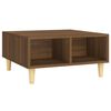 vidaXL Mesa de centro madera de ingenier&iacute;a roble marr&oacute;n 60x60x30 cm