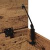 vidaXL Caja de Almacenamiento Madera envejecida 102 x 35 x 35 cm