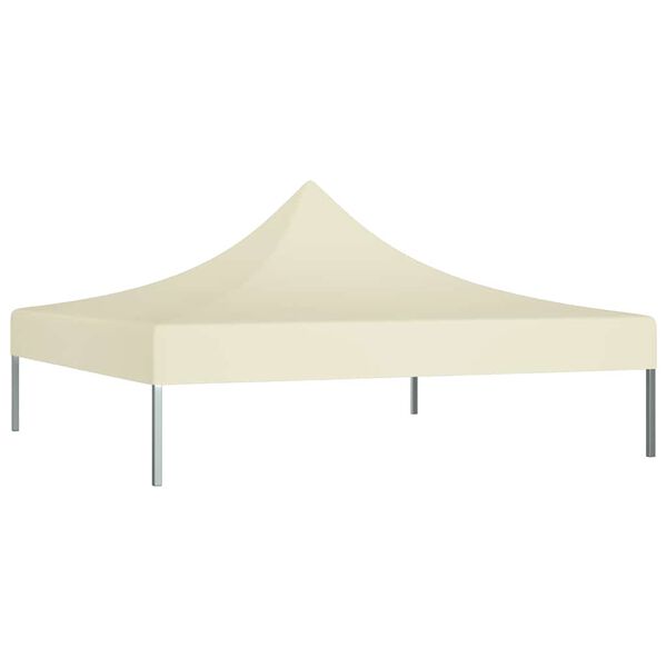 vidaXL Techo de carpa para celebraciones crema 2x2 m 270 g/m²