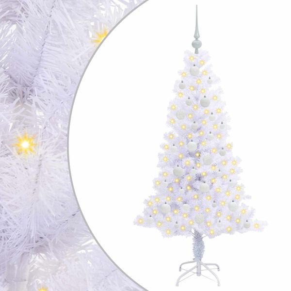 vidaXL &Aacute;rbol de Navidad artificial con 150 LED 150 cm PVC y Acero