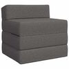 vidaXL Sof&aacute; Cama Plegable Gris Claro 70 x 60 x 63 cm Tela