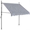 vidaXL Toldo manual retráctil con LED azul y blanco 100 cm