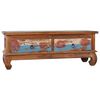 vidaXL Mueble para TV de madera reciclada de teca 110x35x40 cm