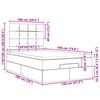 vidaXL Estructura cama otomana colchones terciopelo rosa 120x190 cm