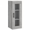 vidaXL Armario de pared gris Sonoma 34,5x34x90 cm