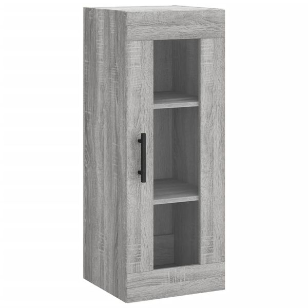 vidaXL Armario de pared gris Sonoma 34,5x34x90 cm