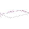 vidaXL Tablero de mesa borde natural madera maciza mango 100x60x3,8 cm