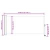 vidaXL Toldo lateral retr&aacute;ctil de jard&iacute;n marr&oacute;n 120x300 cm
