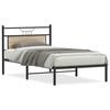 vidaXL Estructura de cama sin colch&oacute;n madera roble Sonoma 100x200 cm